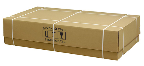 Изделие упаковано в прочный короб из 5-тислойного картона, который надежно защищает его от повреждений при транспортировке.