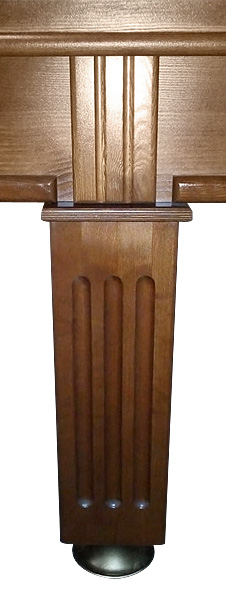 Бильярдный стол с прямоугольными опорами Страдивариус квадро